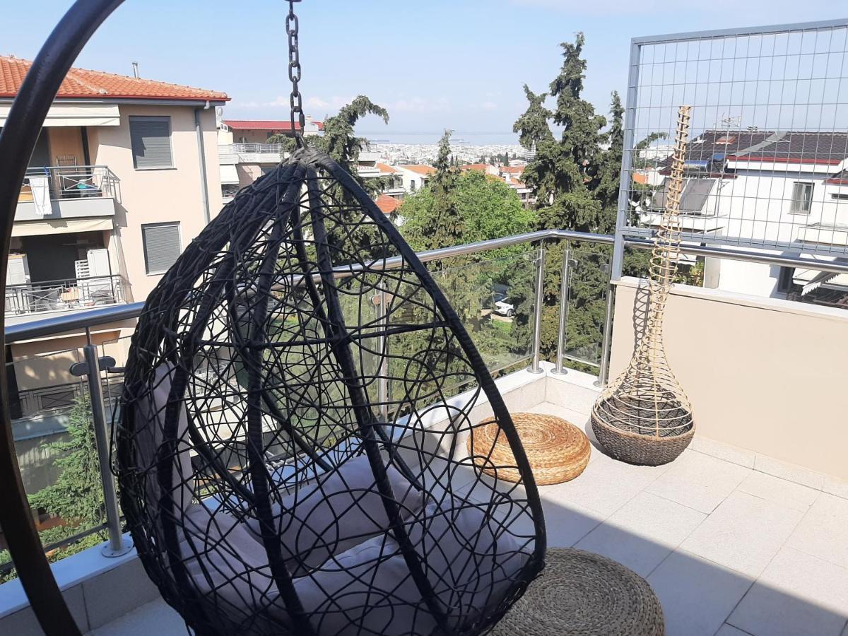 Όμορφο Διαμέρισμα- Σοφίτα Με Υπέροχη Θεα Saloniki Zewnętrze zdjęcie